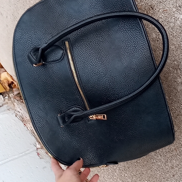 Madison west vegan leather dome satchel handbag - Picture 6 of 6